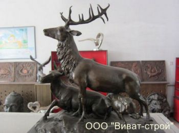 Семья оленей